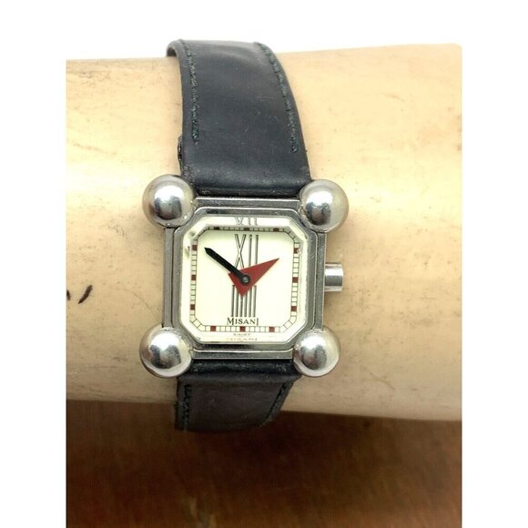 Misani Women's Watch Hermitage 2100 Swiss Quartz 20mm Petite Square Tank Leather - Picture 10 of 13